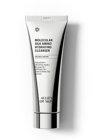 Allies of Skin Molecular Silk Amino Hydrating Cleanser 3.4 oz available at Skin Elite