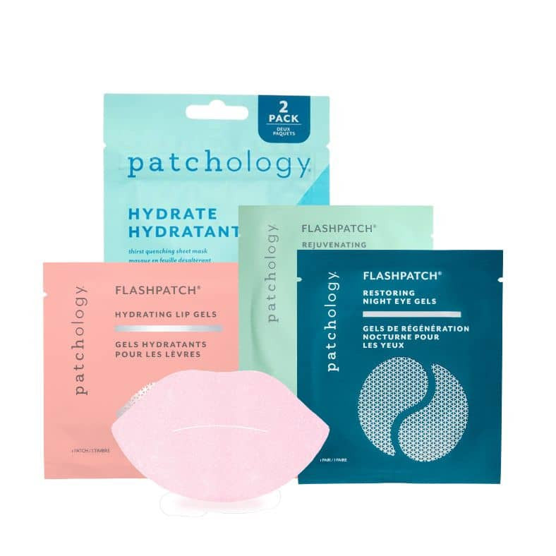 Patchology On The Fly Hydrating Skincare Travel Bundle - Skin Elite - contents